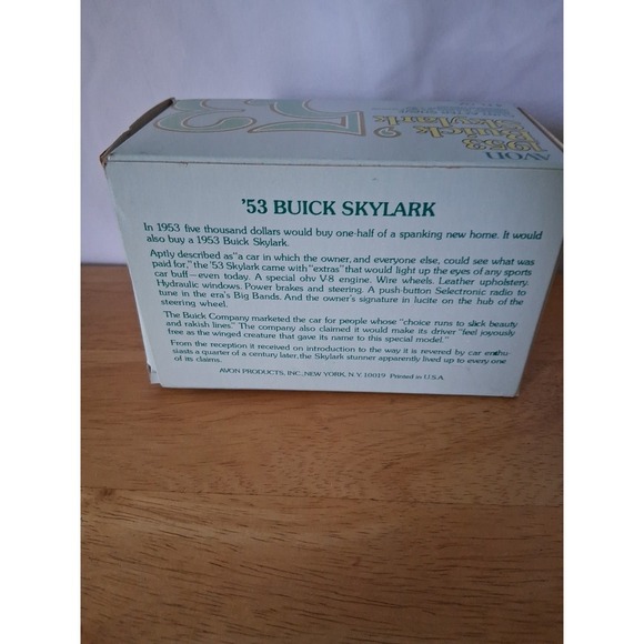 Vintage 1953 BUICK SKYLARK!!  Avon After Shave - Picture 5 of 7